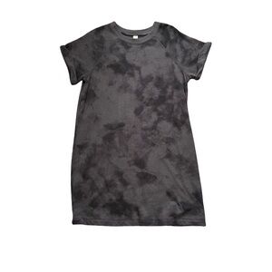 Old Navy Charcoal Tie-Dye Mini Dress